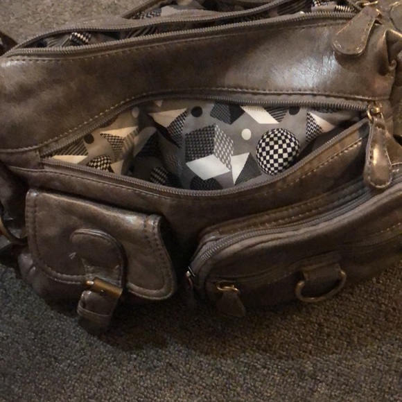 Grey Purse Crossbody with Y2K vibe Angel Barcelo - Picture 6 of 15